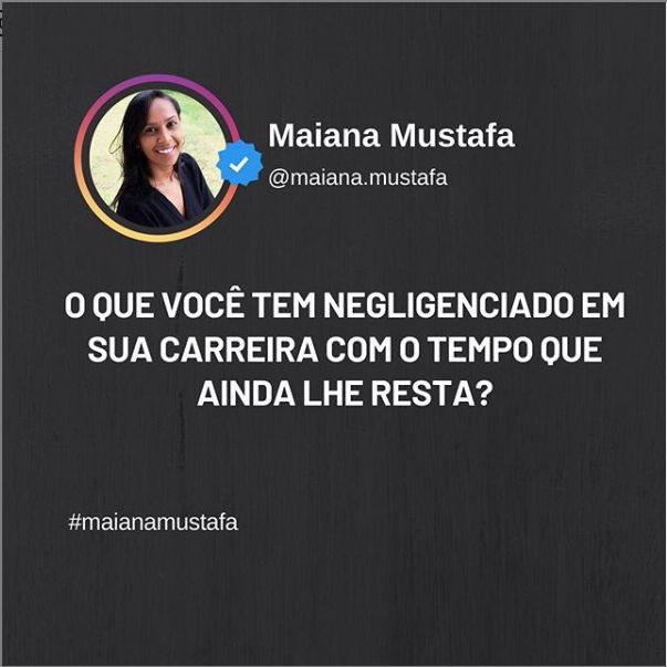 O que você tem negligenciado em sua carreira como o tempo que ainda lhe resta?